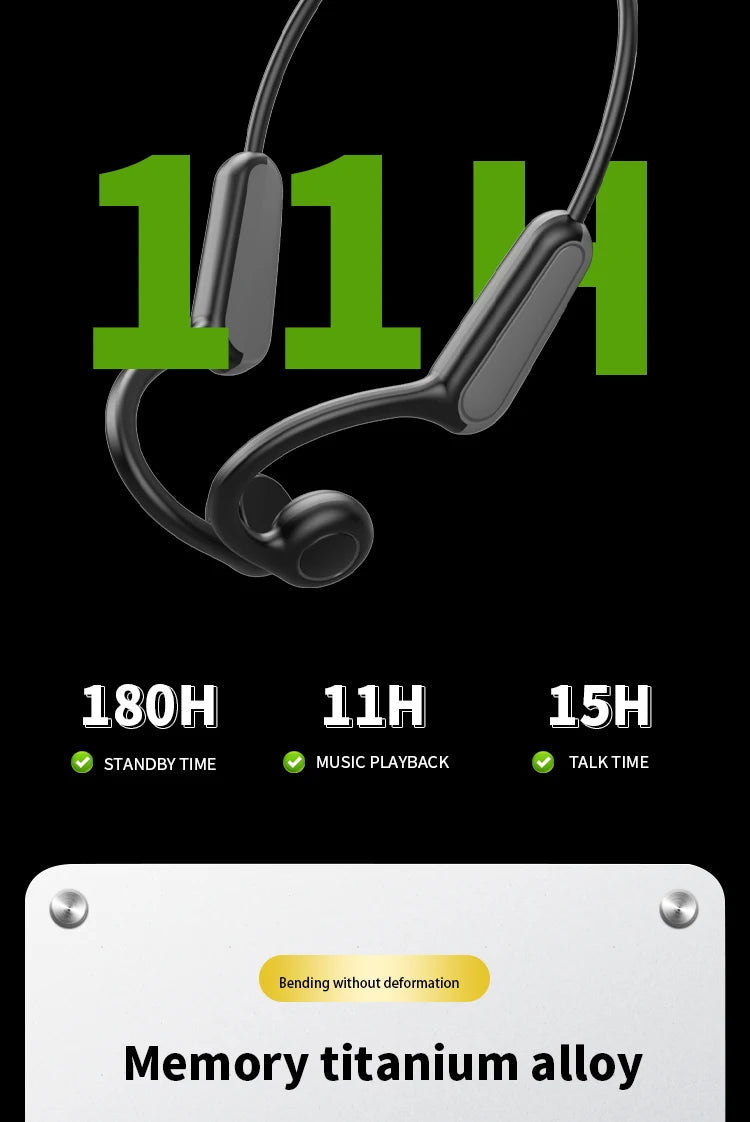 Xiaomi Mijia Bone Conduction Earphones Bluetooth 5.3 Sports Wireless Headphones Ear Hook Waterproof Headset for Running Driving