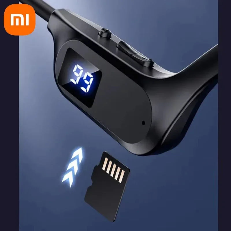 Xiaomi Fone de Ouvido com Condução Óssea Sem Fio Bluetooth Para Natação ou Qualquer outro esporte Com Microfone